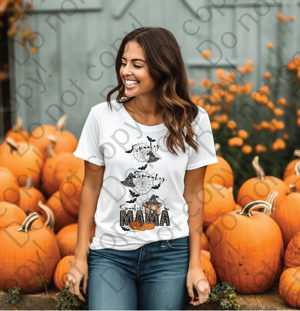 10-244 spooky mama DTF Transfer ONLY