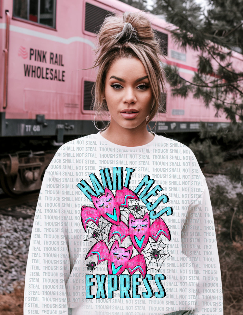 10-249 Haunt Mess Express Completed Tee