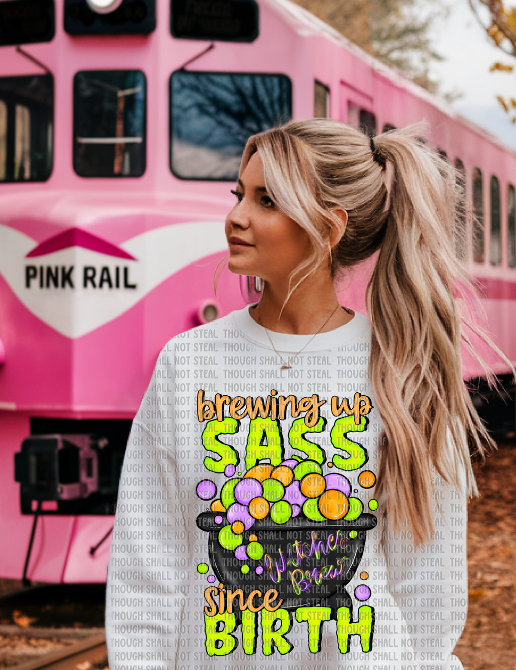 10-256 Brewing up Sass Since Birth Completed Tee