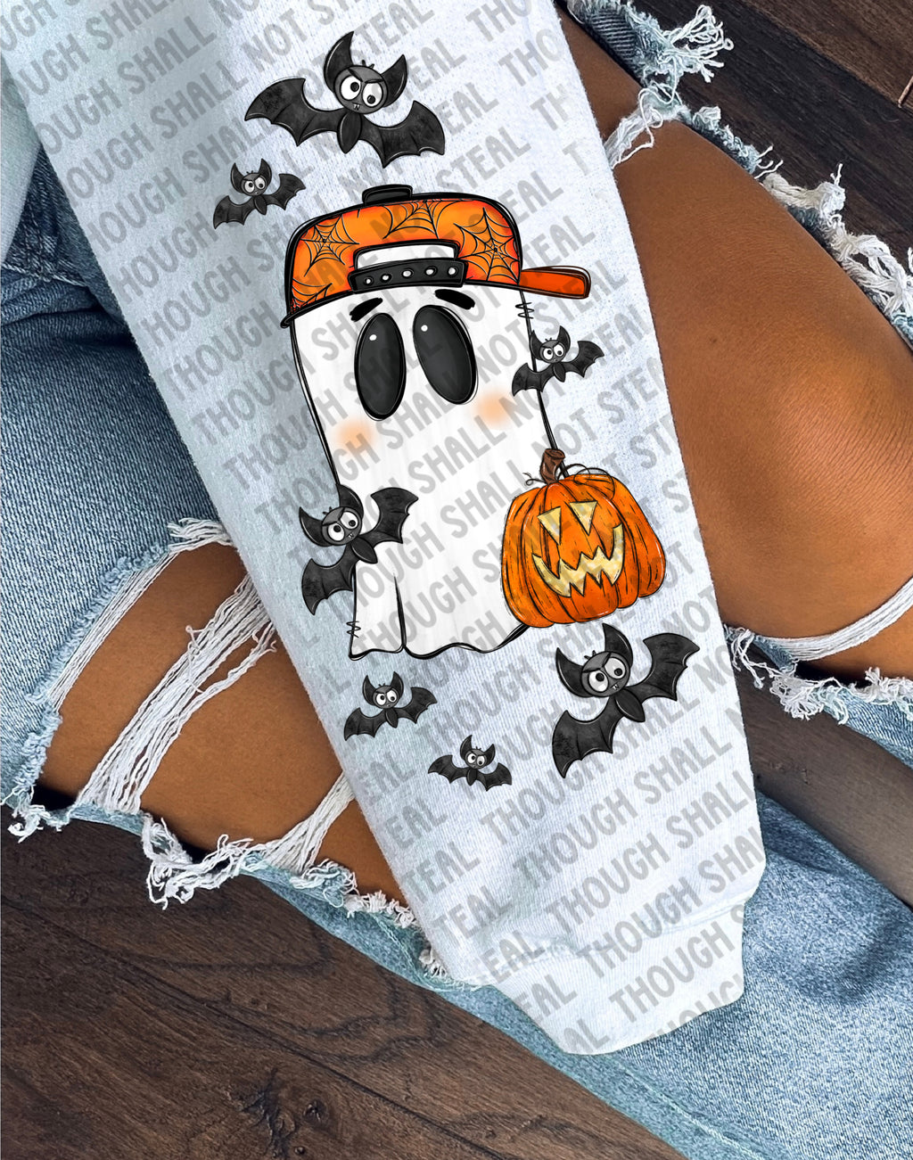 10-265 Boy - Blank Ghost Halloween Custom DTF Transfer ONLY