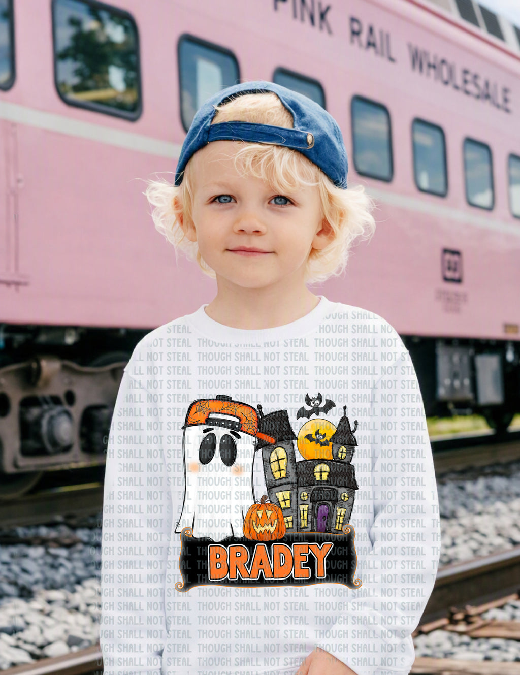 10-265 Boy - Blank Ghost Halloween Custom DTF Transfer ONLY