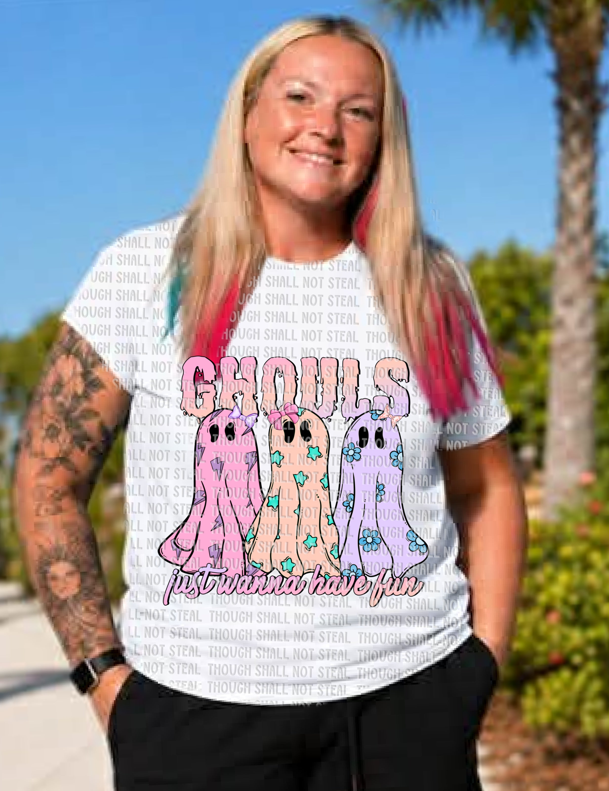 10-269 Ghouls just wanna have fun DTF Transfer ONLY