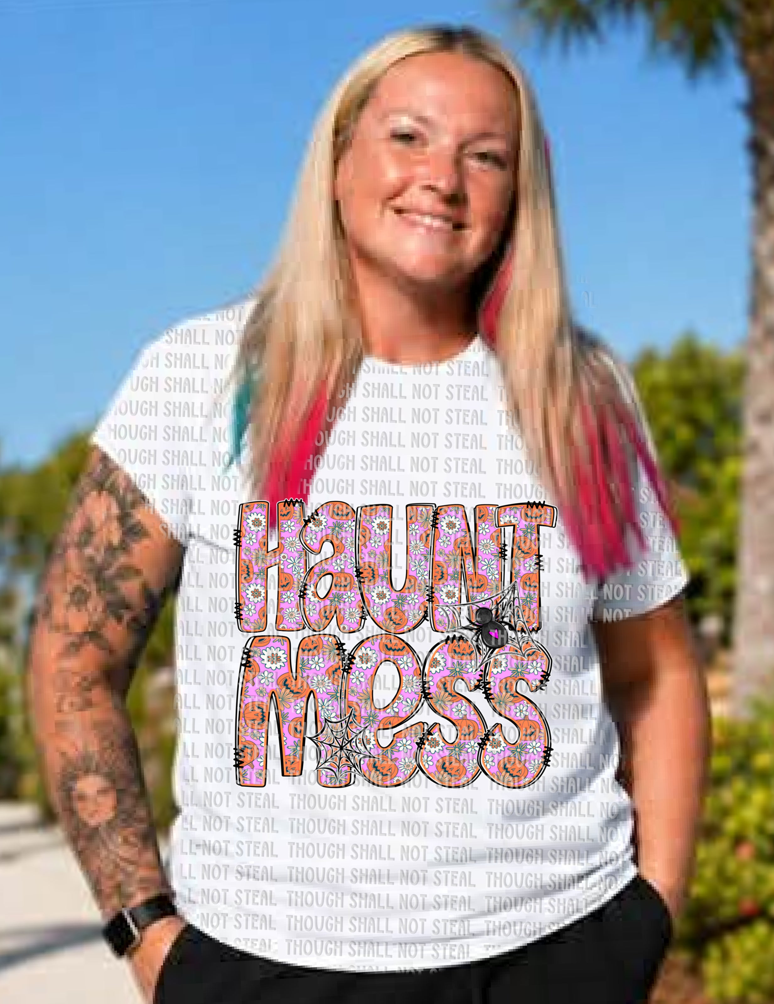 10-270 Haunt Mess DTF Transfer ONLY