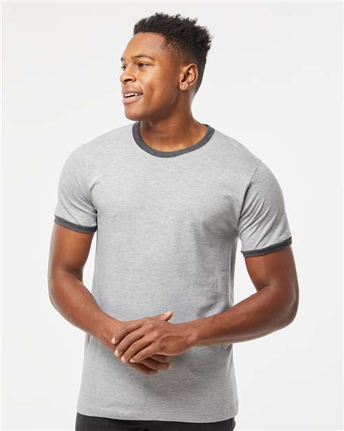 Unisex Fine Jersey Ringer T-Shirt