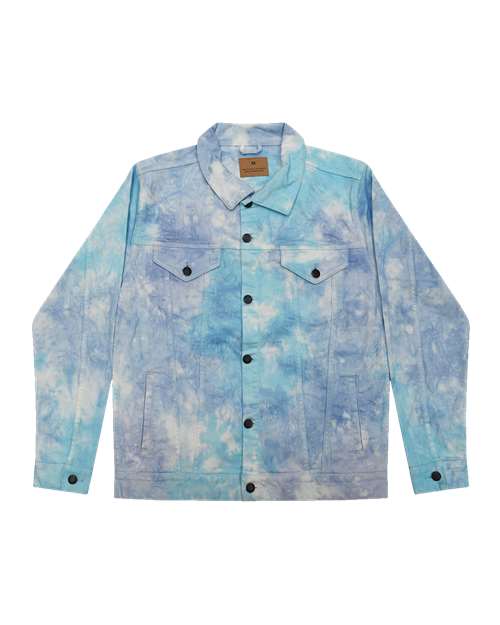 Unisex Tie-Dyed Denim Jacket