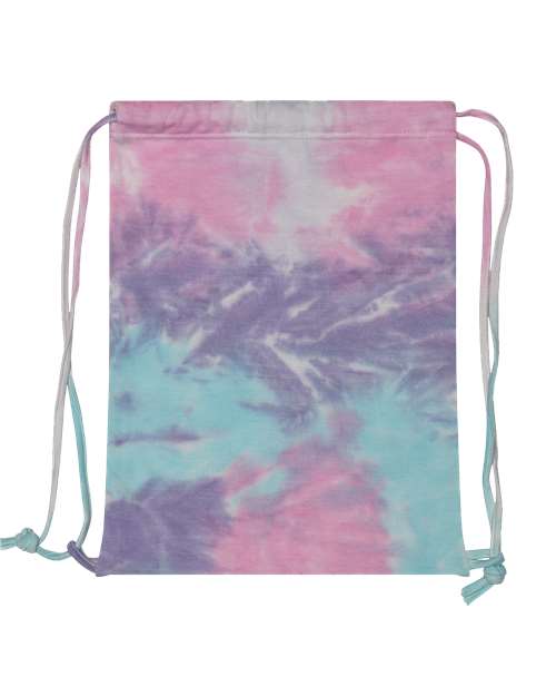 Tie-Dyed Drawstring Bag