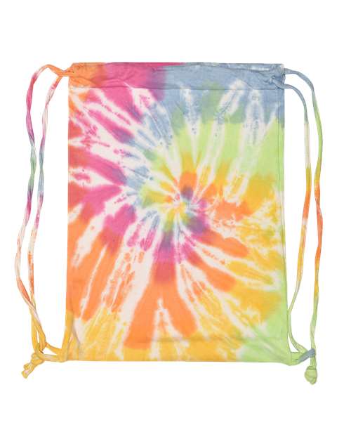 Tie-Dyed Drawstring Bag