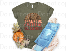 Load image into Gallery viewer, 11-01 Thankful grateful blessed Completed Tee
