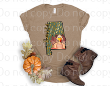 Load image into Gallery viewer, 11-06 Thankful Turkey Alabama Completed Tee
