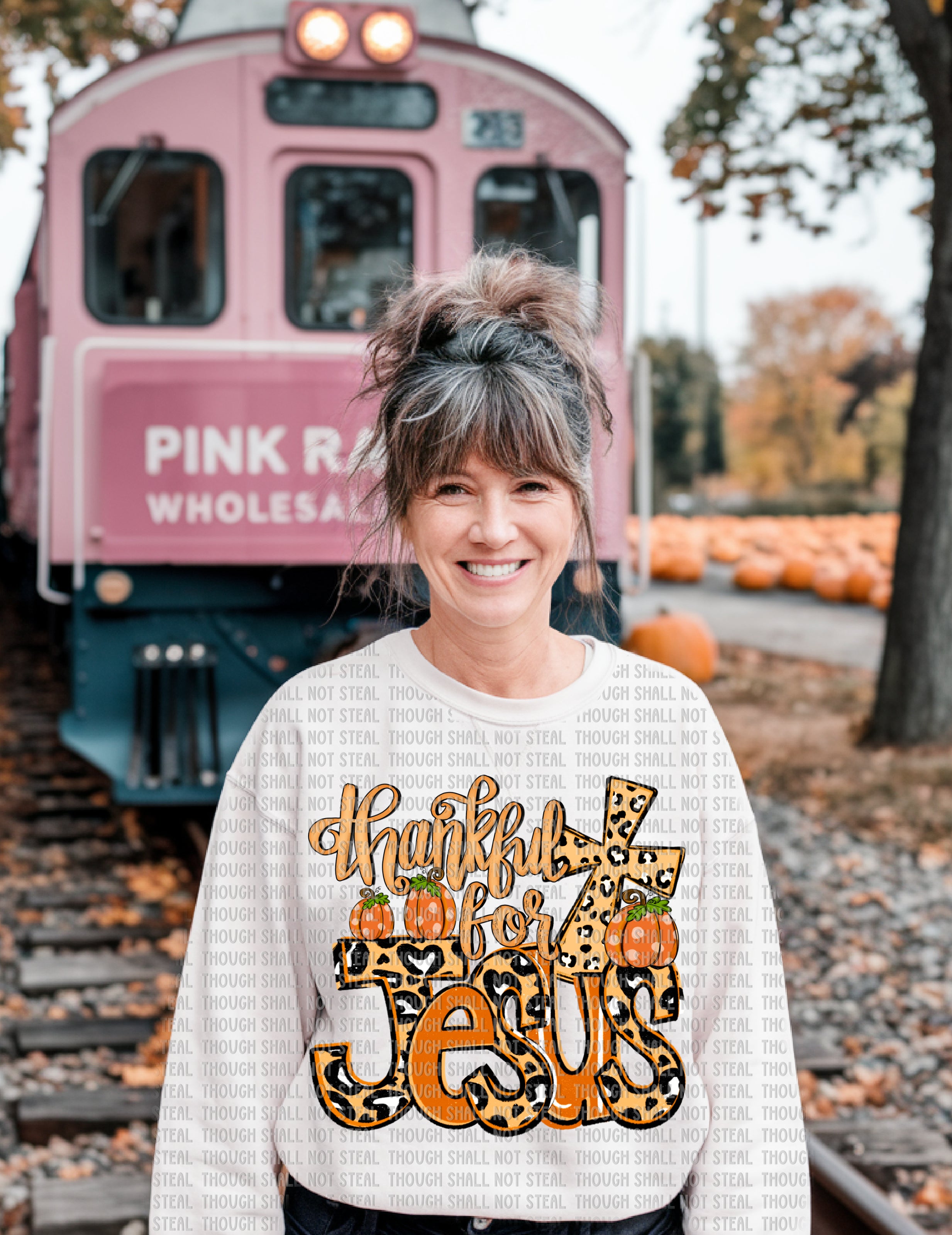 11-68 Thankful for Jesus Completed Tee