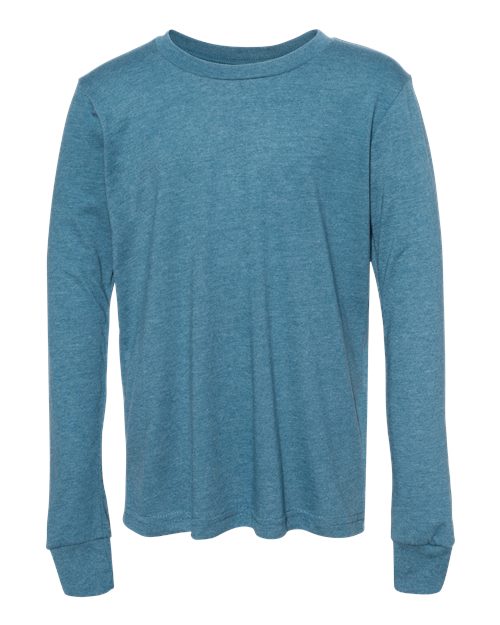 Youth Heather CVC Long Sleeve Tee