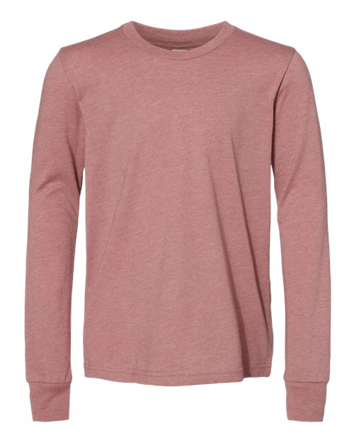 Youth Heather CVC Long Sleeve Tee