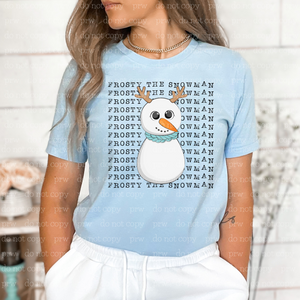 12-238 Frosty The Snowman Stack DTF TRANSFER ONLY
