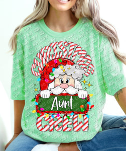 12-271-A Aunt - Christmas Crew Completed Tee