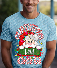 Load image into Gallery viewer, 12-271-D Dad - Christmas Crew Completed Tee
