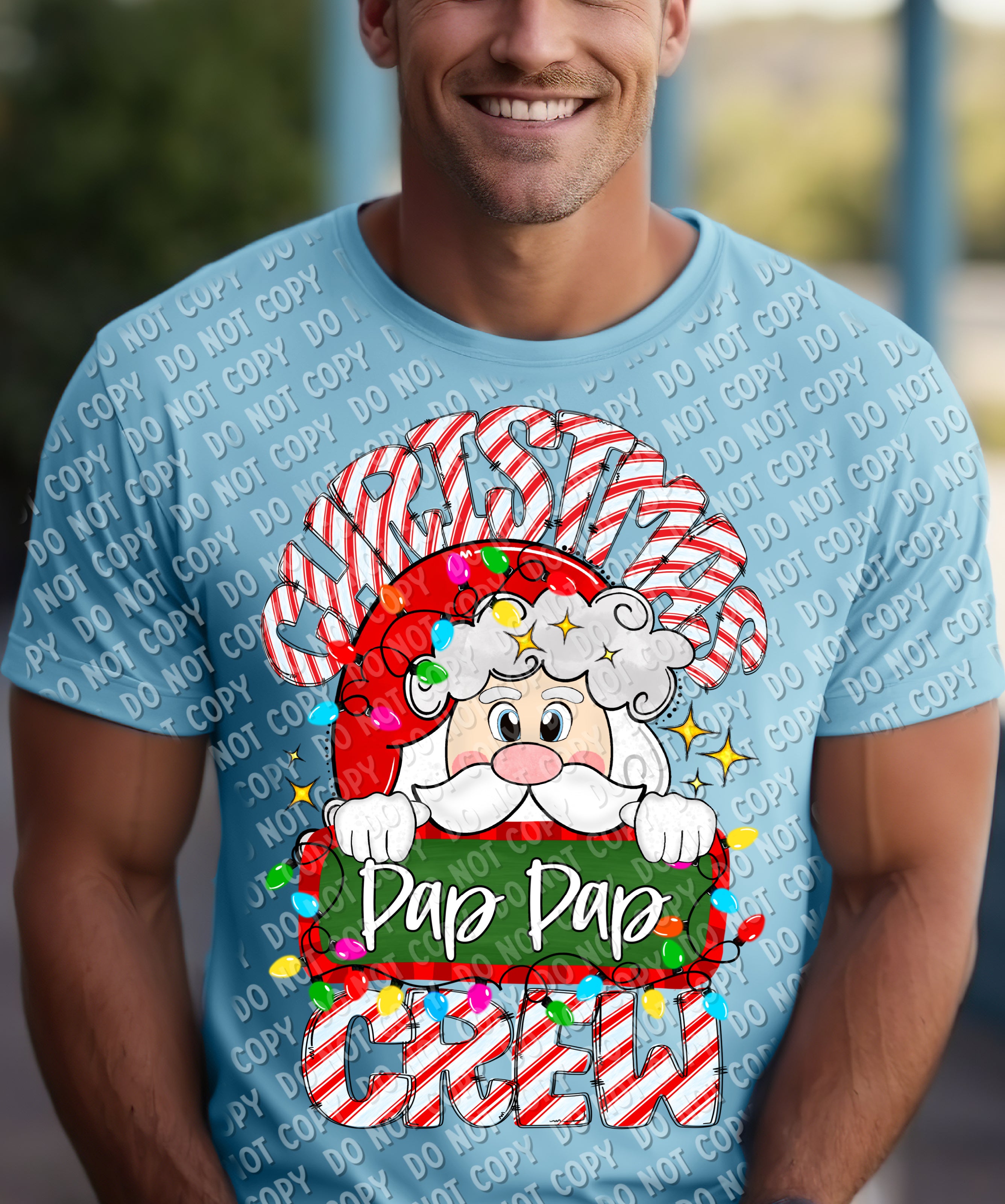12-271-Q Pap Pap - Christmas Crew DTF TRANSFER ONLY