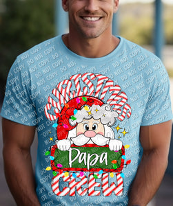 12-271-R Papa - Christmas Crew DTF TRANSFER ONLY