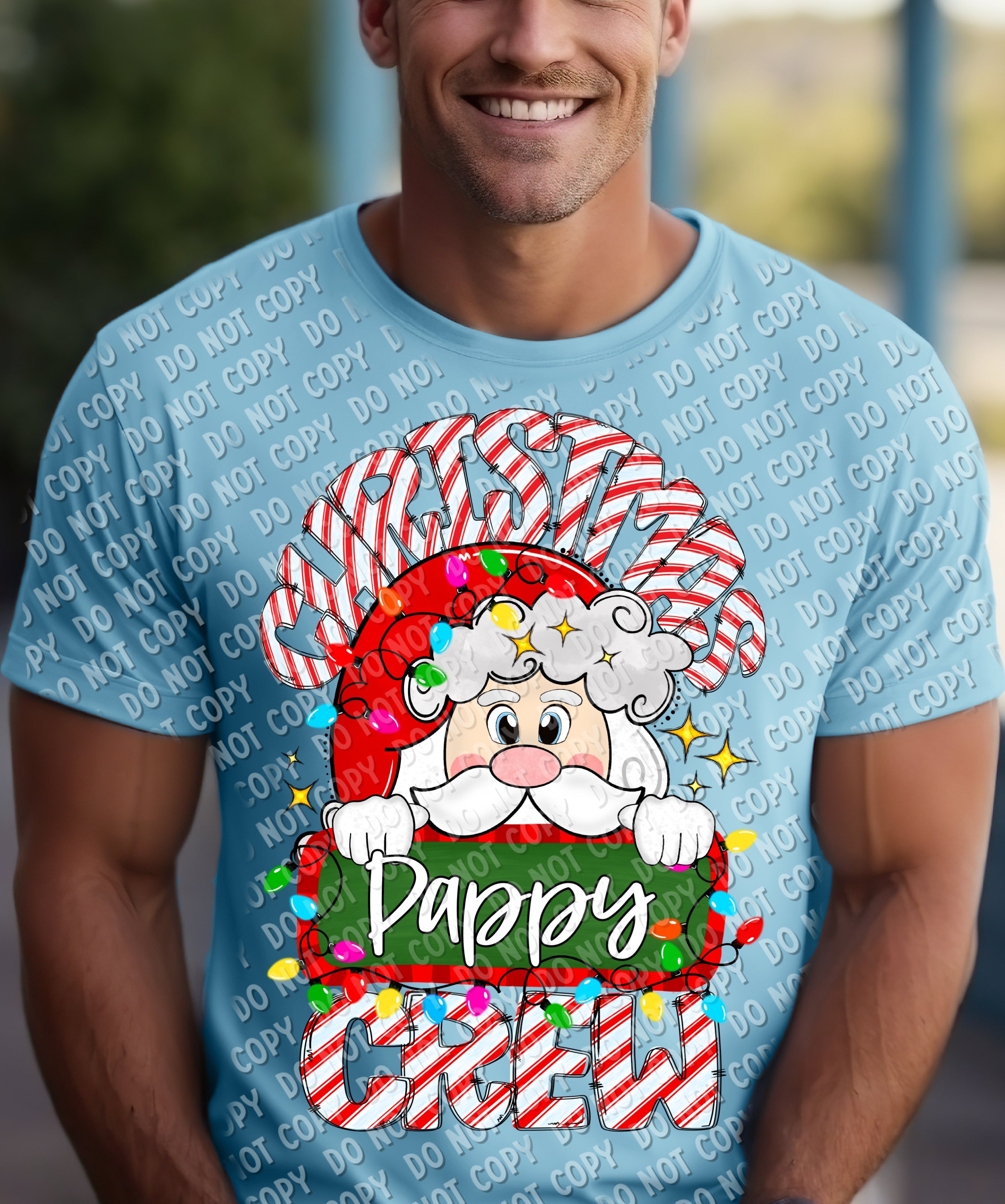 12-271-S Pappy - Christmas Crew Completed Tee