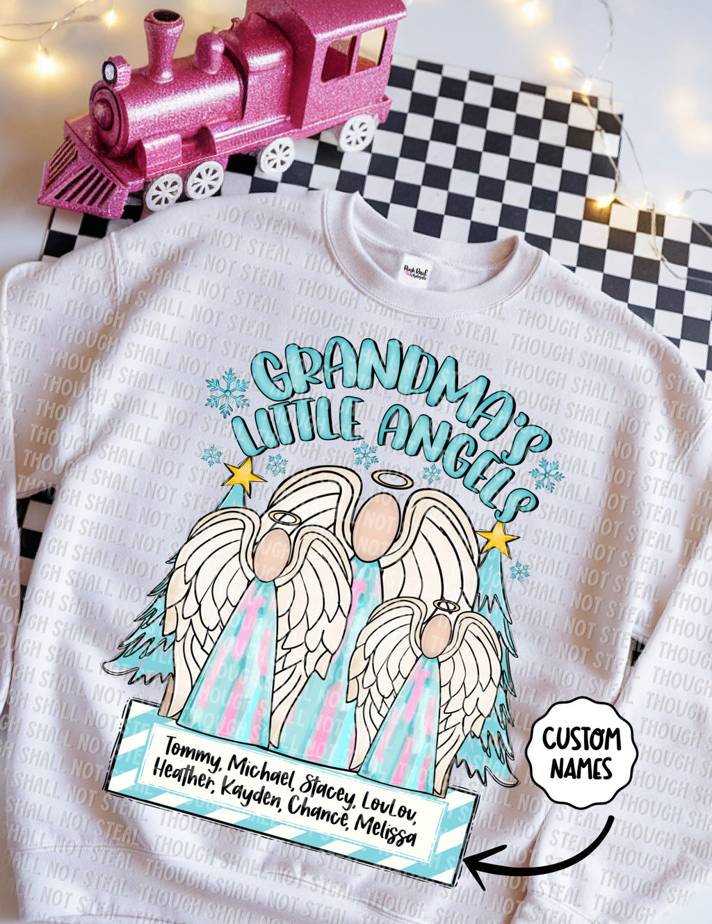 12-284 Grandma_s Little Angels Completed Tee