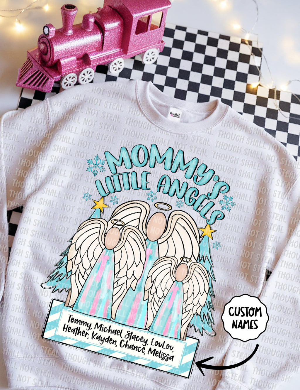 12-290 Mommy_s Little Angels Completed Tee