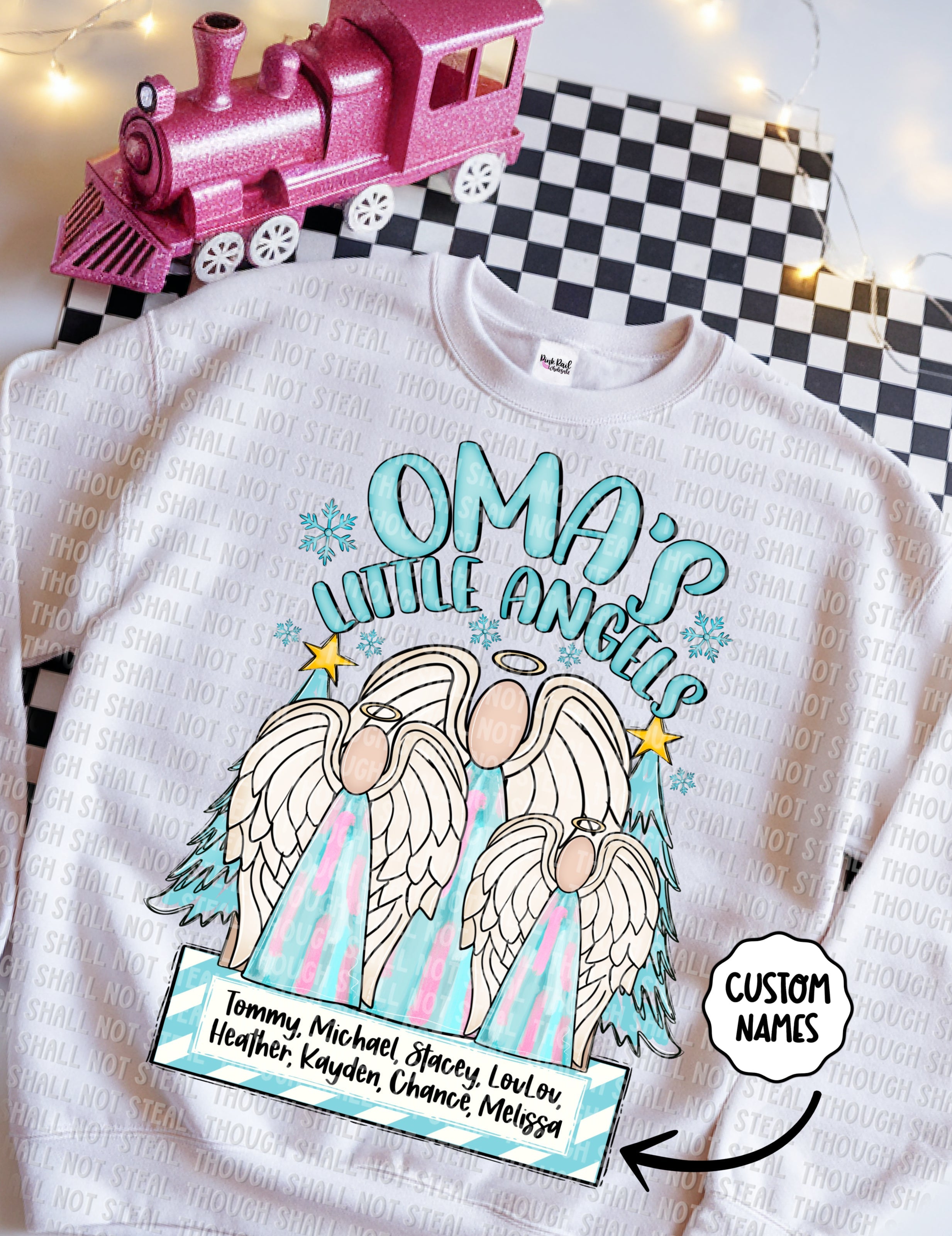 12-293 Oma_s Little Angels Completed Tee