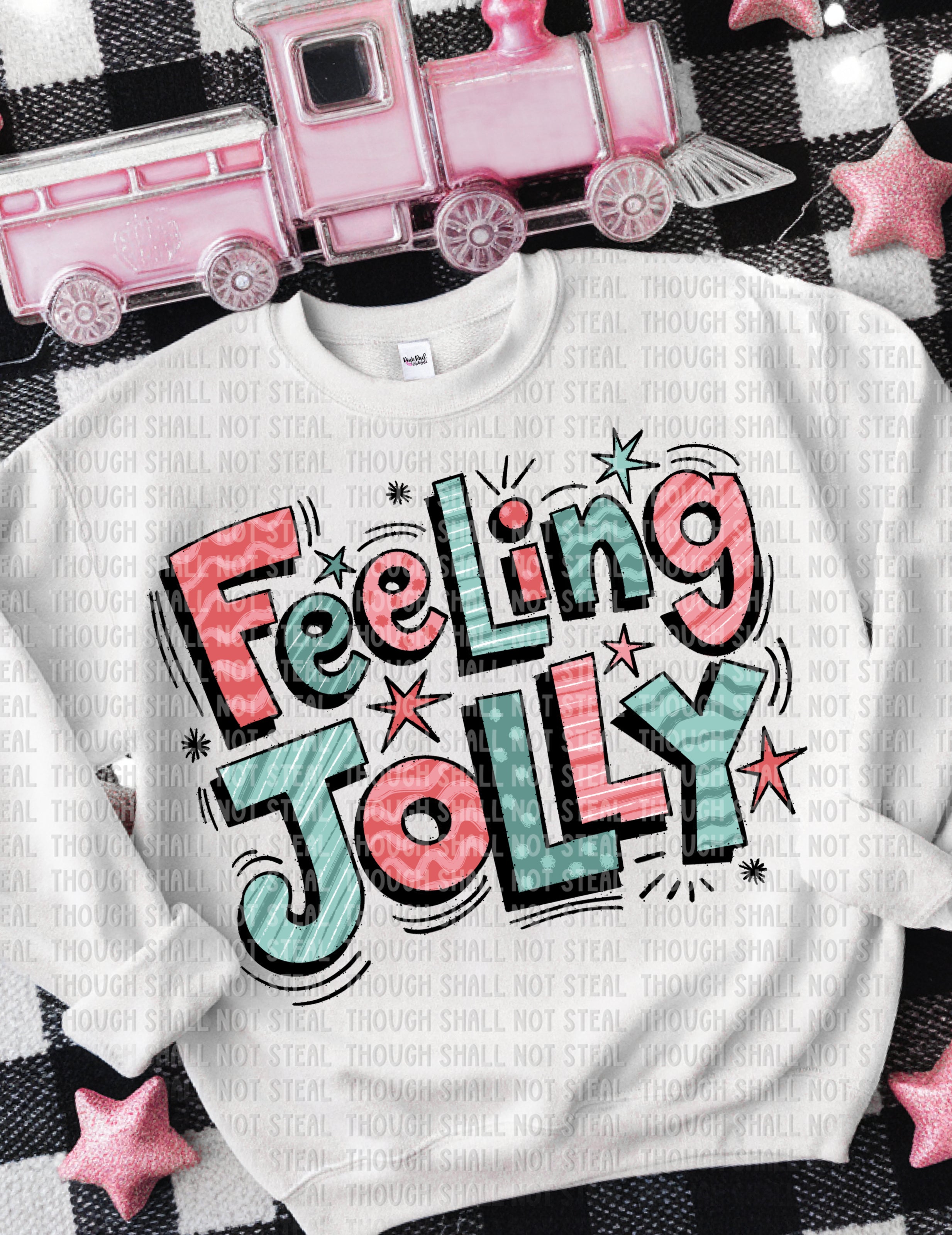 12-295 Feeling_Jolly_Patterns DTF TRANSFER ONLY