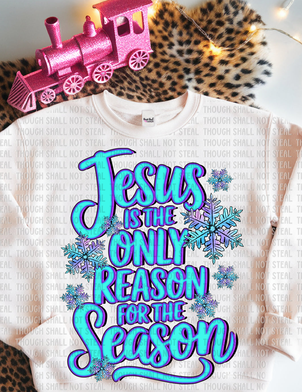 12-297 Jesus is the only reason DTF TRANSFER ONLY