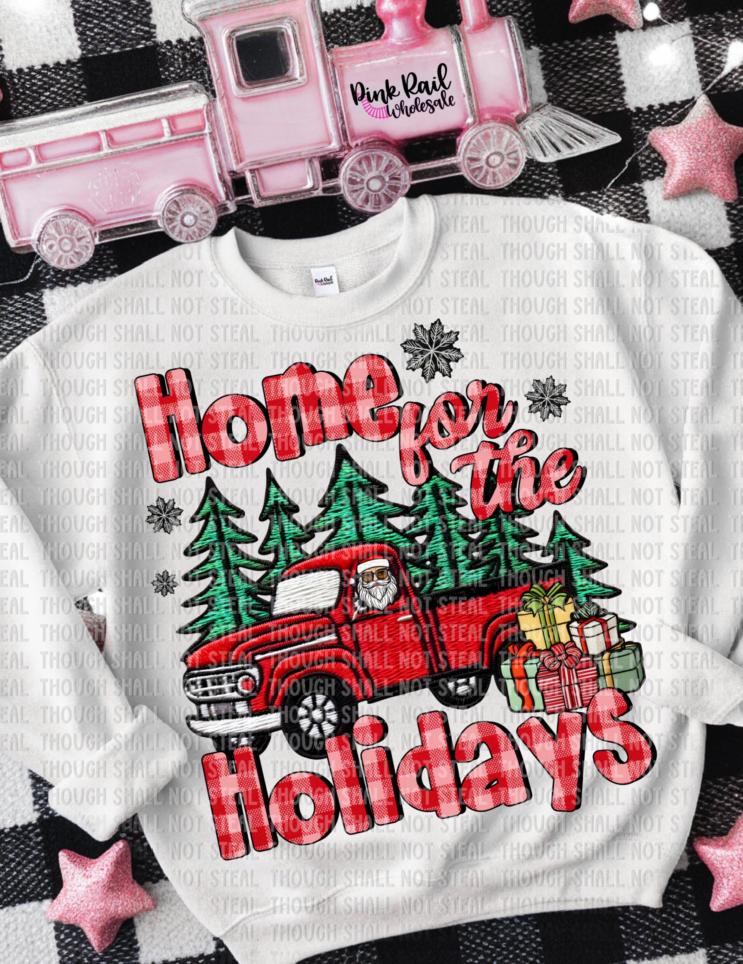 12-304 Home for the Holidays Completed Tee