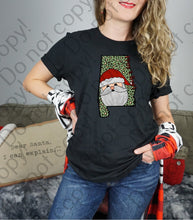 Load image into Gallery viewer, 12-357 Merry and Bright Alabama with Santa Completed Tee
