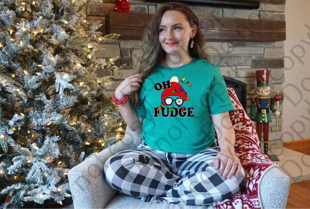 12-396_Oh_Fudge_with_Hat_and_Glasses Completed Tee
