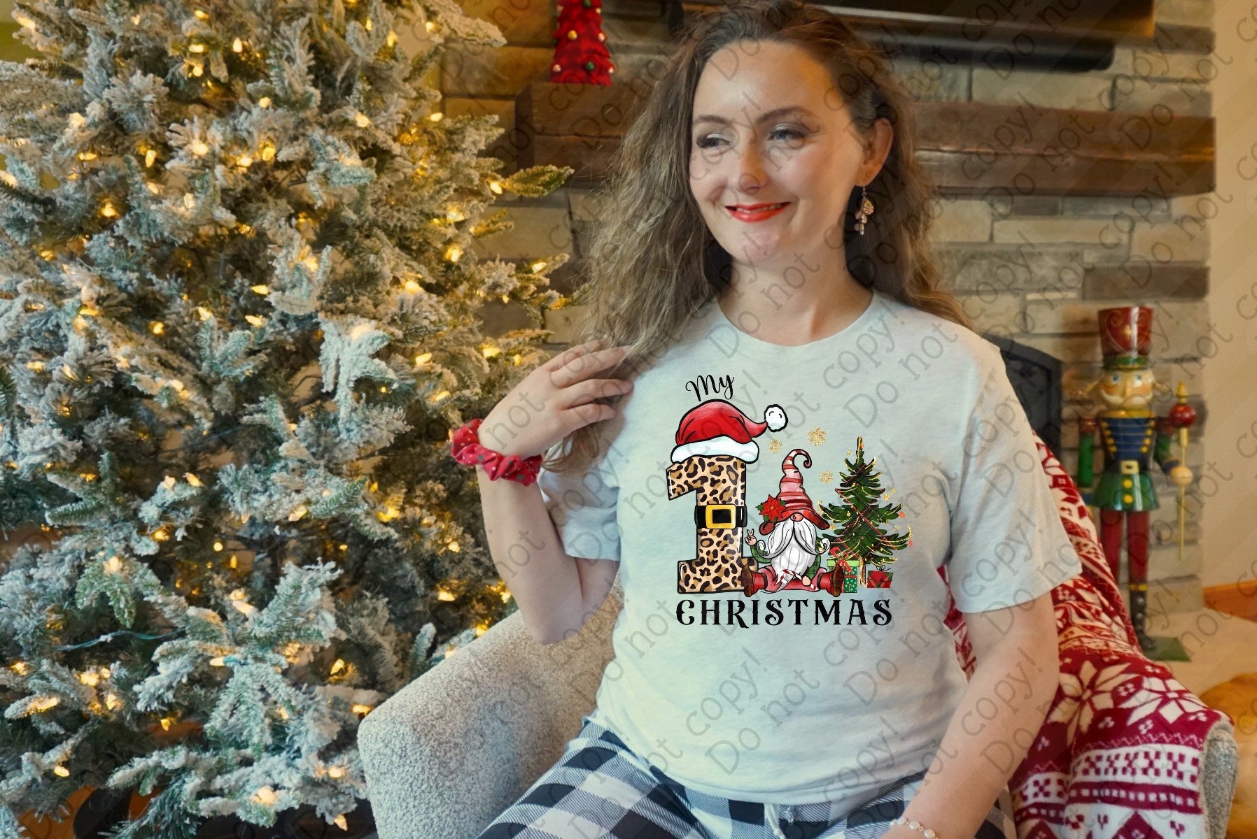 12-505 My 1st Christmas Completed Tee