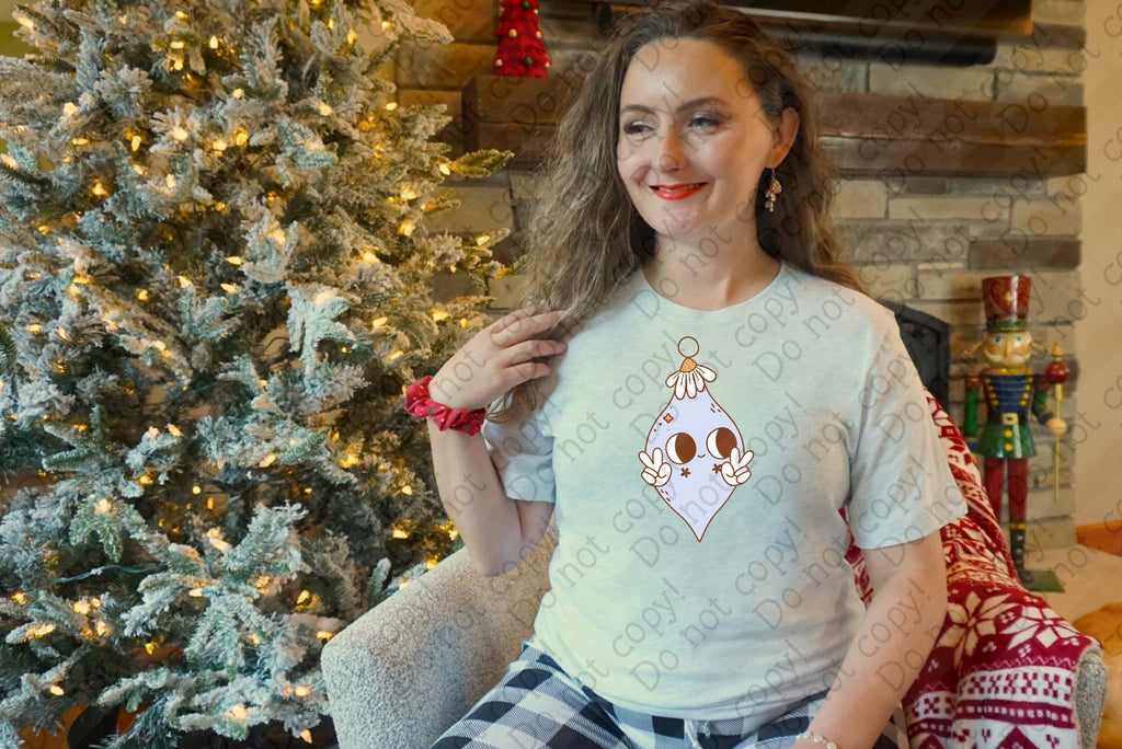 12-514 Peace Sign Ornament Completed Tee