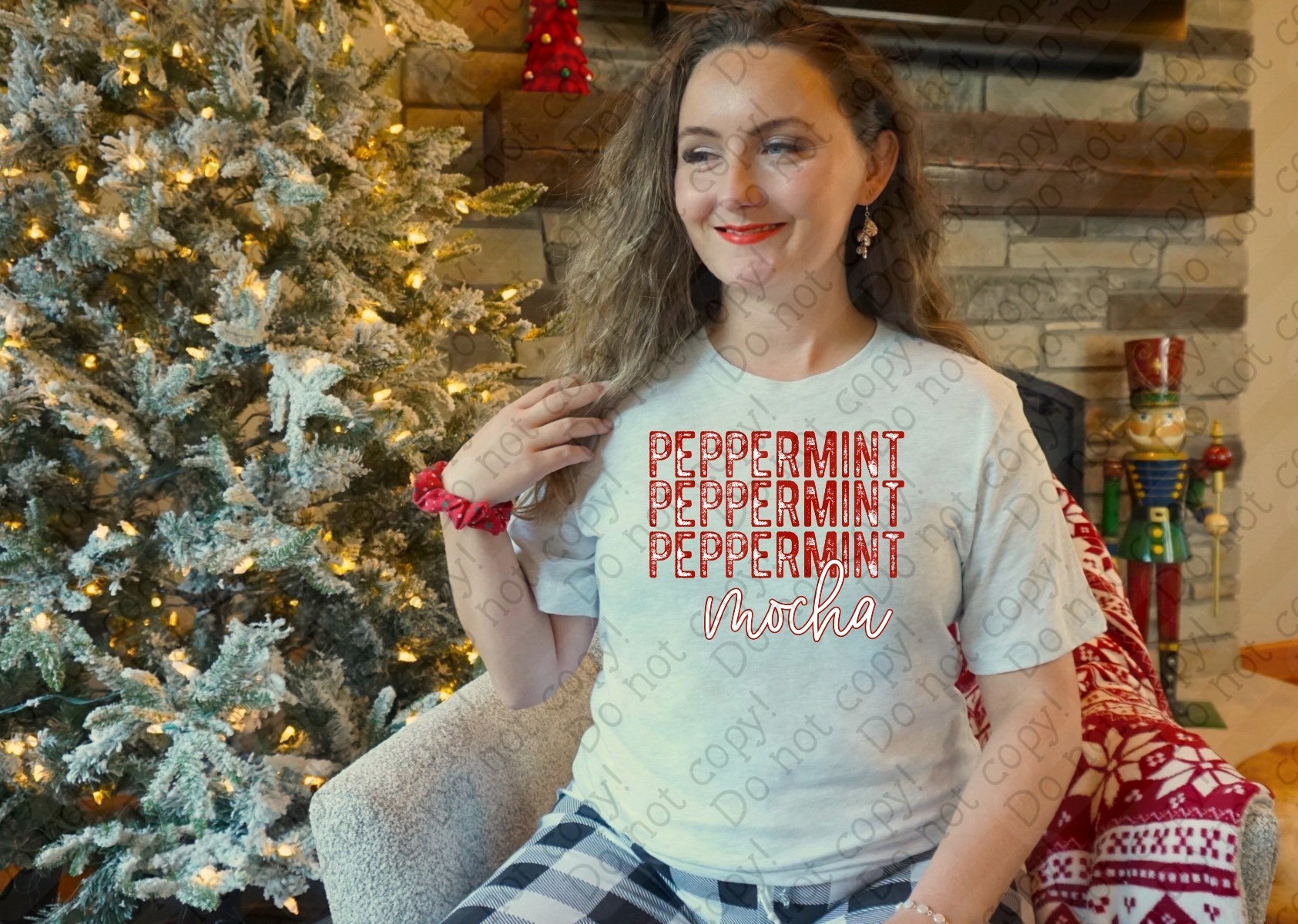 12-517 Peppermint Mocha Completed Tee