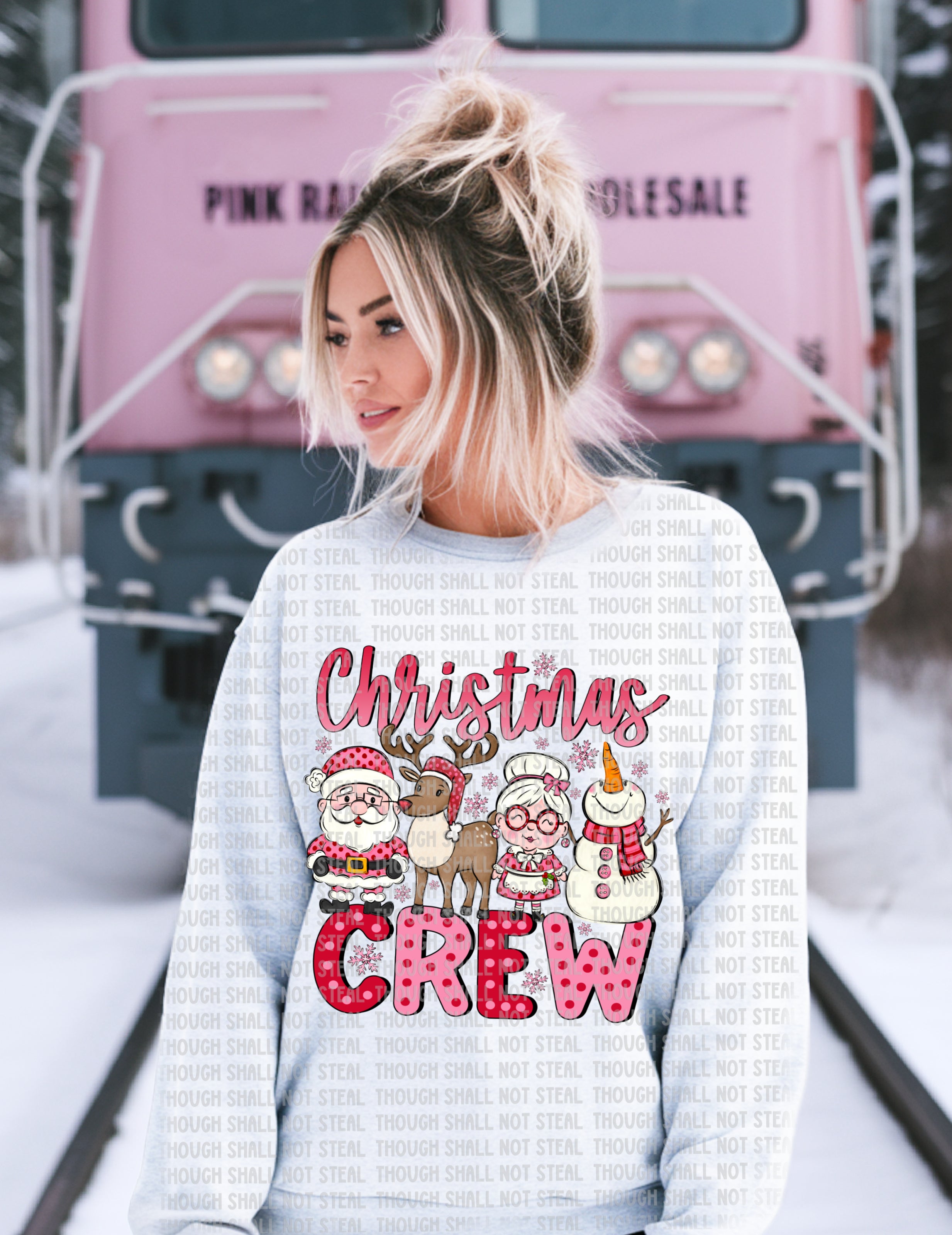12-539 Christmas Crew DTF TRANSFER ONLY