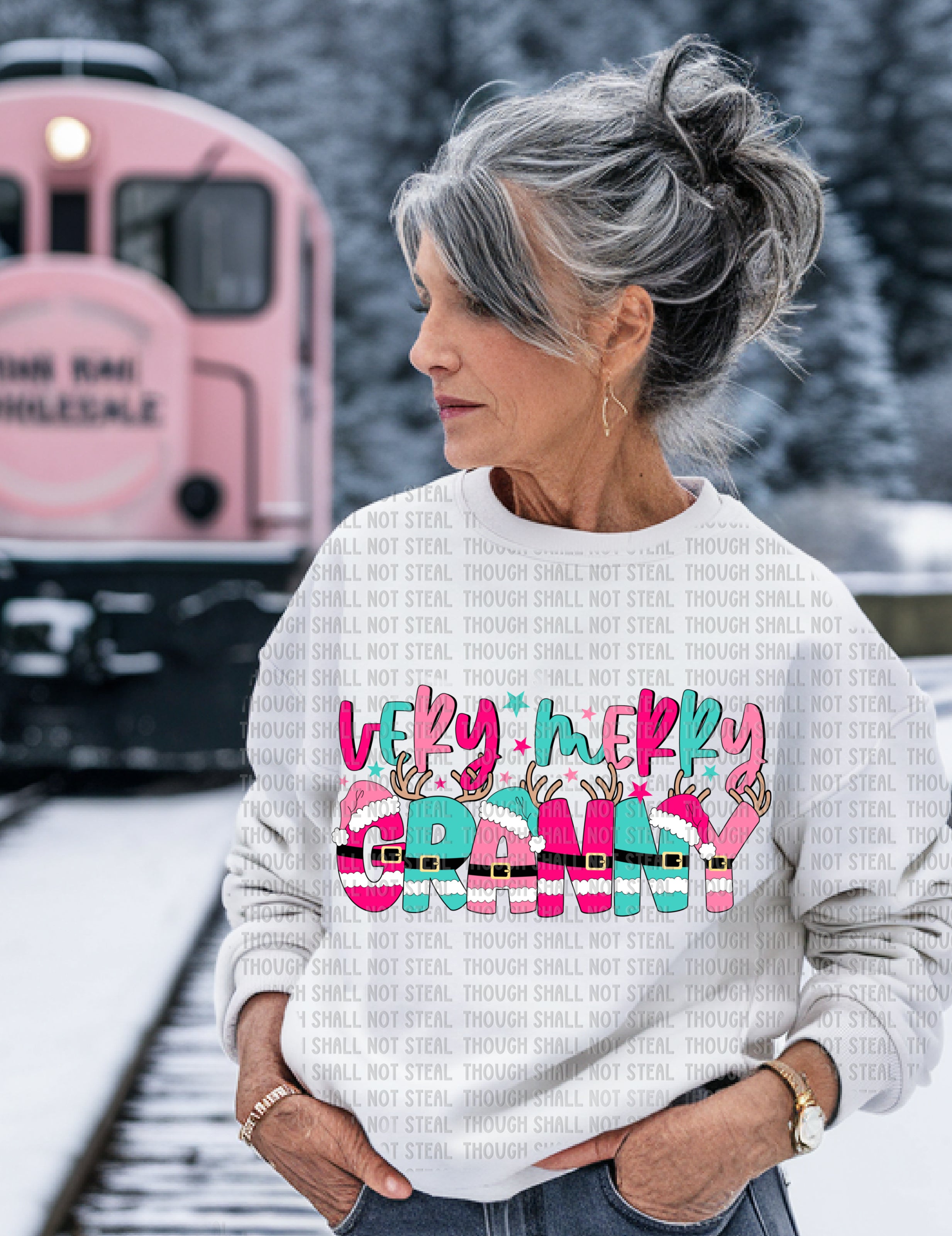 12-545 Very Merry (Choose One) 1 of 2 Completed Tee