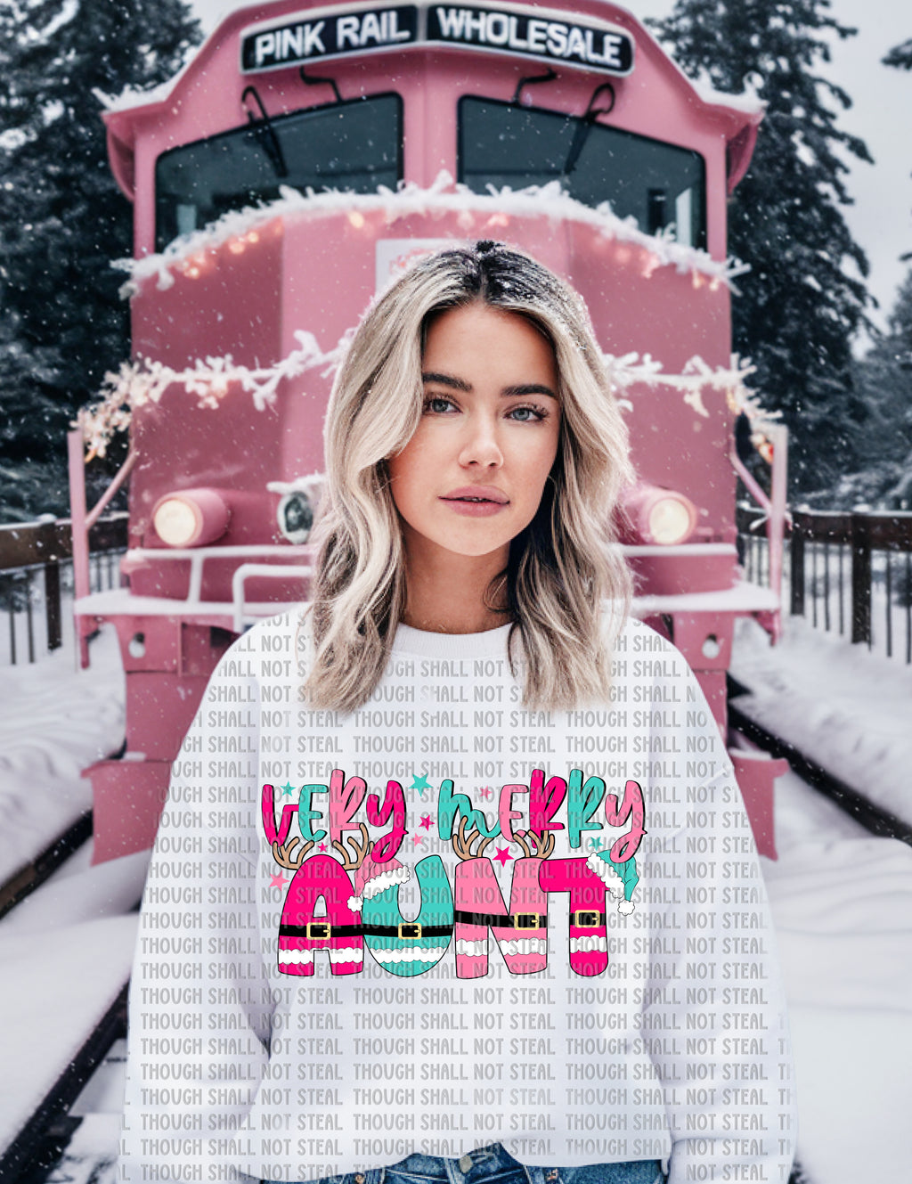 12-545 Very Merry (Choose One) 2 of 2 DTF TRANSFER ONLY