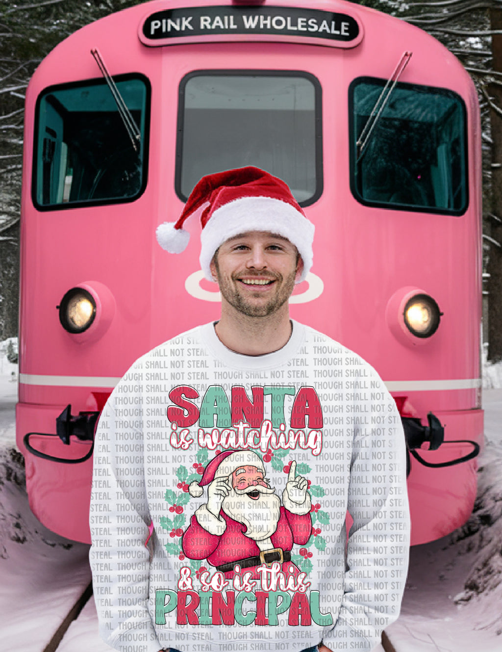 12-546 Santa is Watching - Choose Your Profession (O-P) DTF TRANSFER ONLY