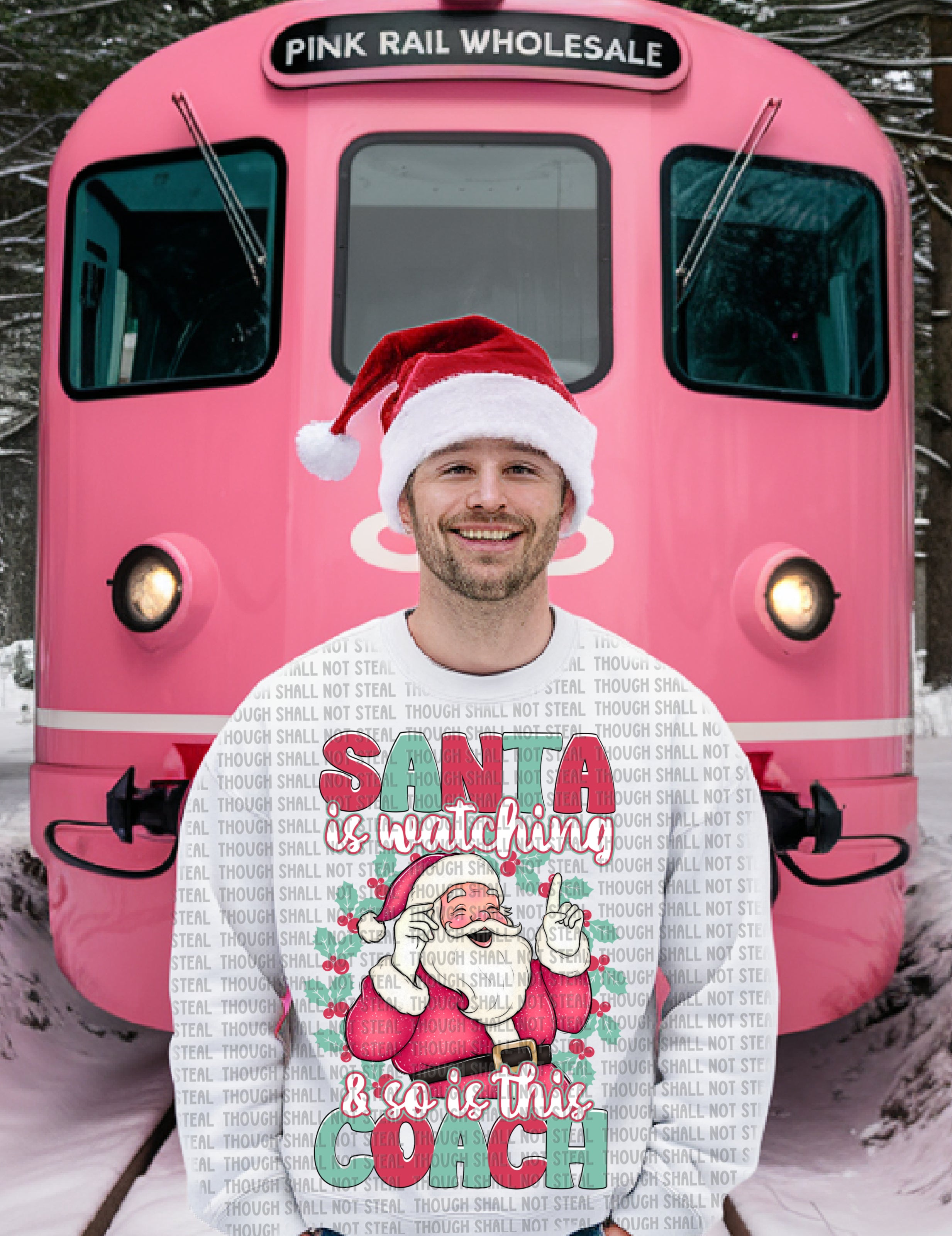 12-546 Santa is Watching - Choose Your Profession (C-D) DTF TRANSFER ONLY