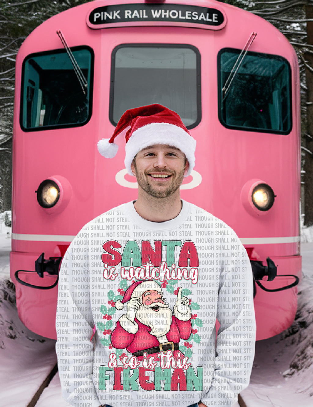 12-546 Santa is Watching - Choose your Profession (E-H) Completed Tee