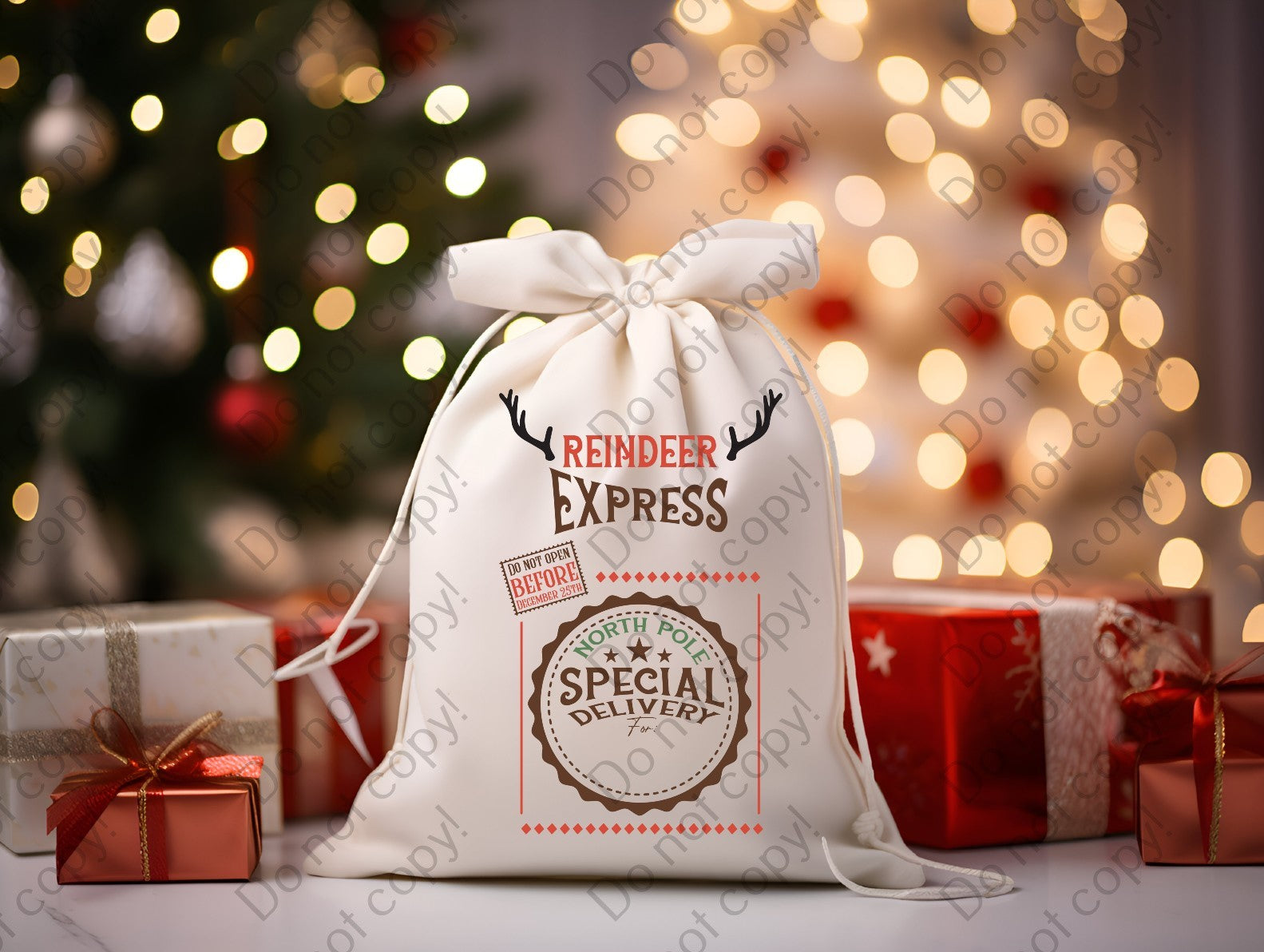 12-T-5 Reindeer Express 2 DTF TRANSFER ONLY