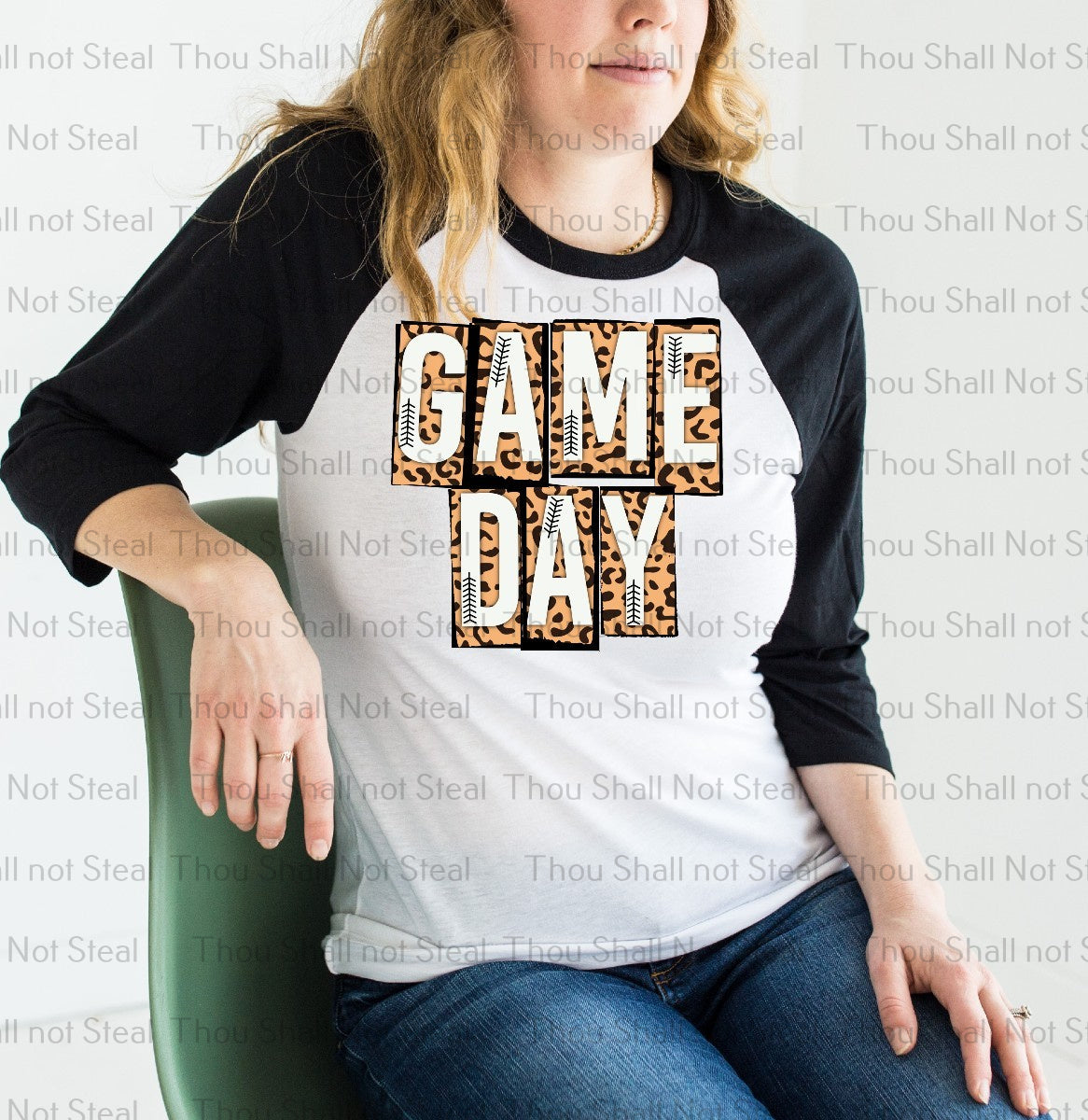 13-165 Cheetah Game Day DTF TRANSFER ONLY