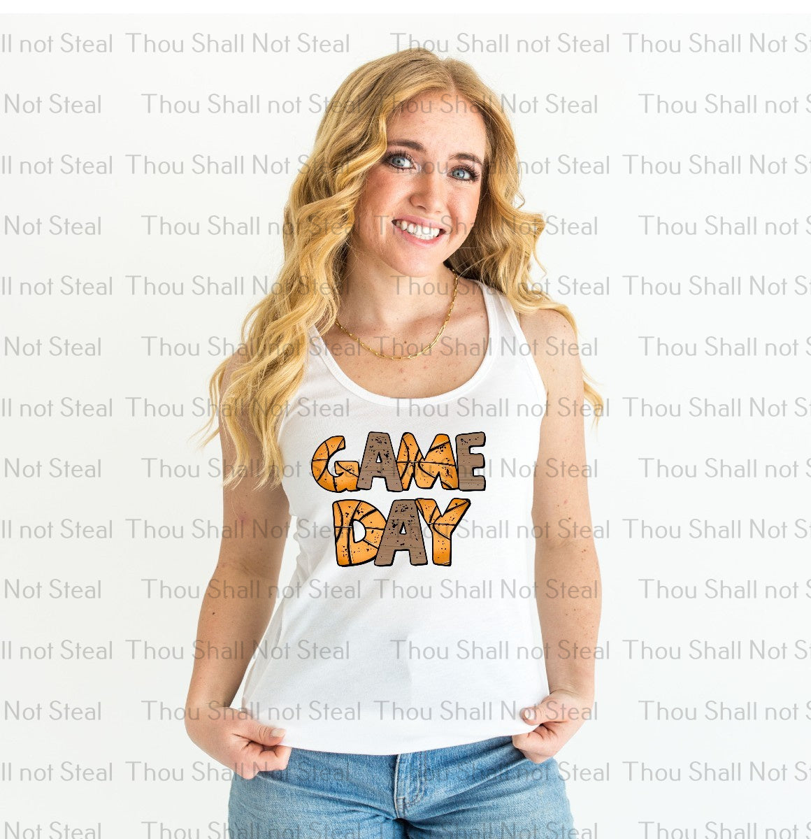 13-176 Game Day Basketball DTF TRANSFER ONLY
