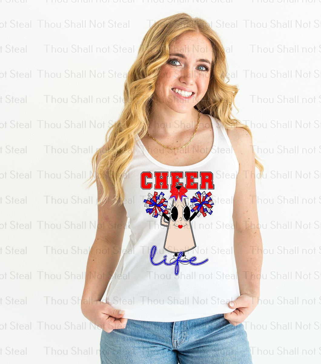 13-196 Cheer Life DTF TRANSFER ONLY