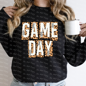 13-230 Game Day Cheetah Football DTF TRANSFER ONLY