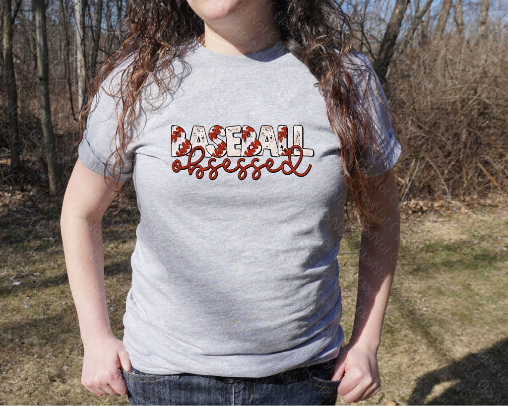 13-61 BASEBALL OBSESSED Completed Tee