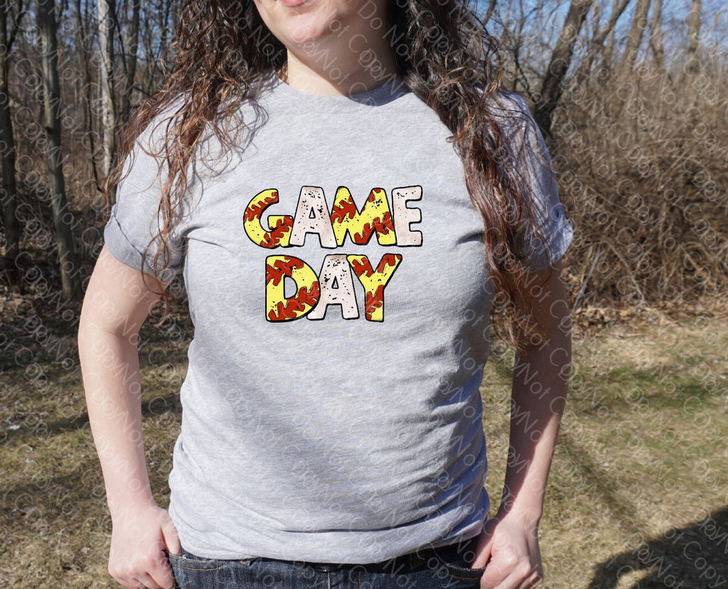 13-64 GAME DAY SOFTBALL Completed Tee