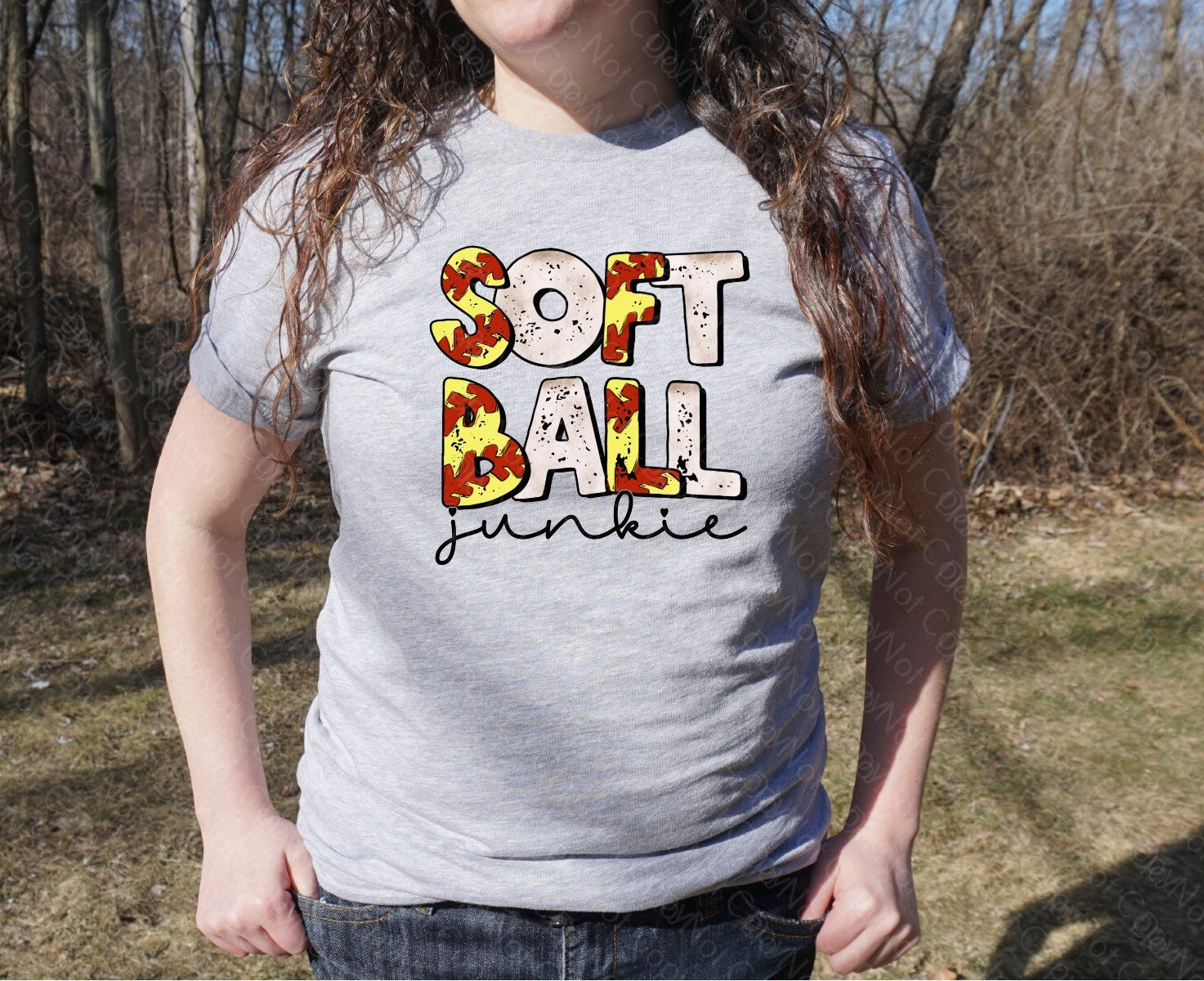 13-74 SOFTBALL JUNKIE DTF TRANSFER ONLY