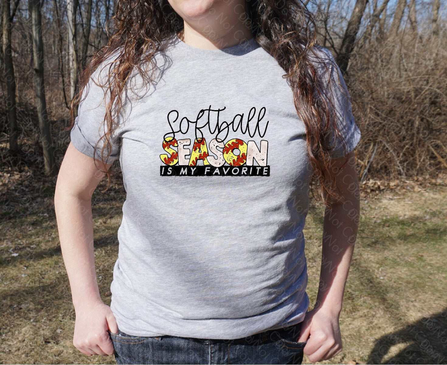 13-76 SOFTBALL SEASON IS MY FAVORITE DTF TRANSFER ONLY
