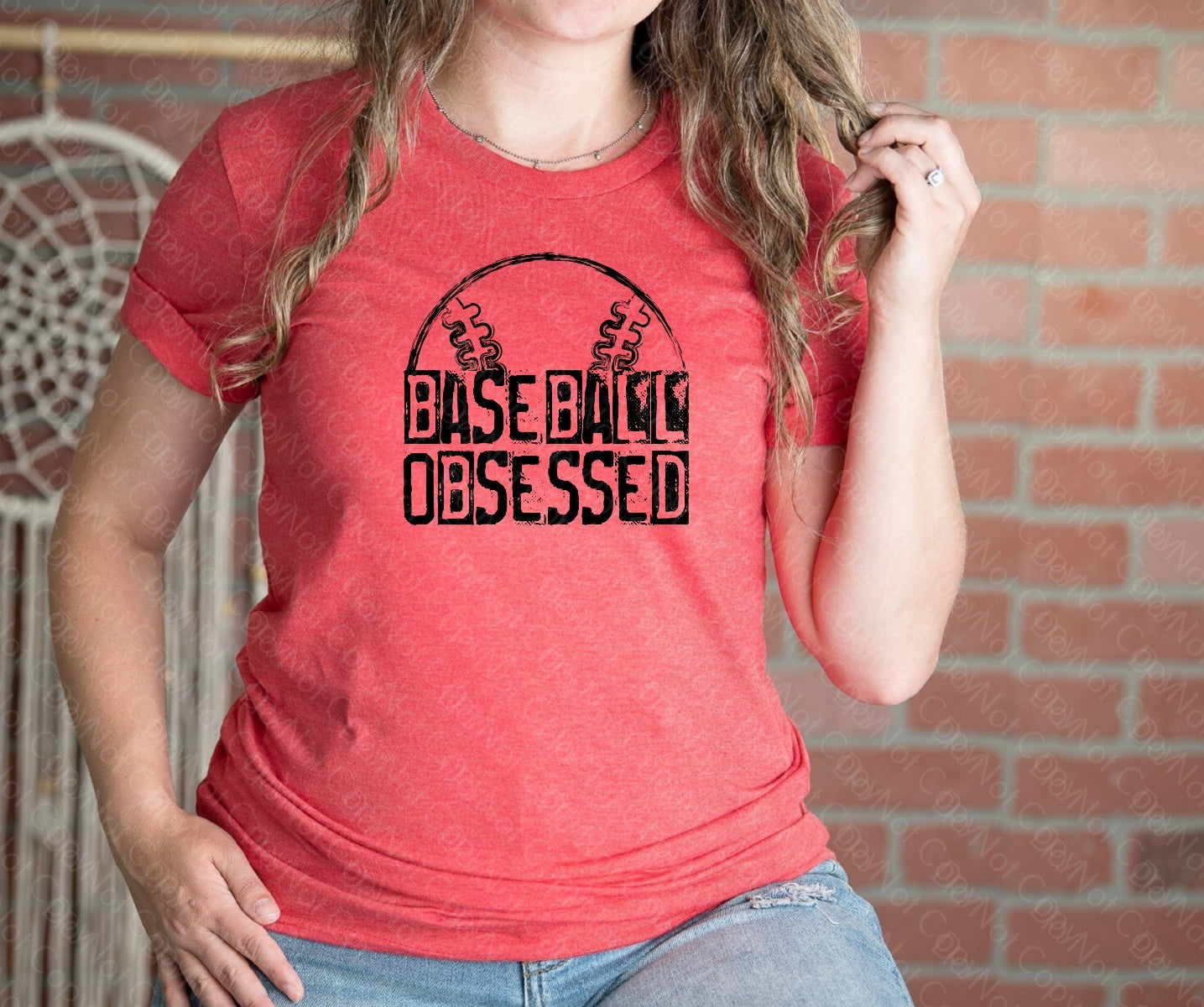 13-87 baseball obsessed 1 DTF TRANSFER ONLY