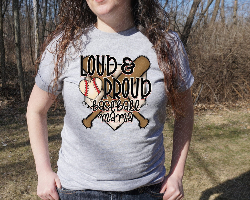 13-114 loud proud mama Completed Tee